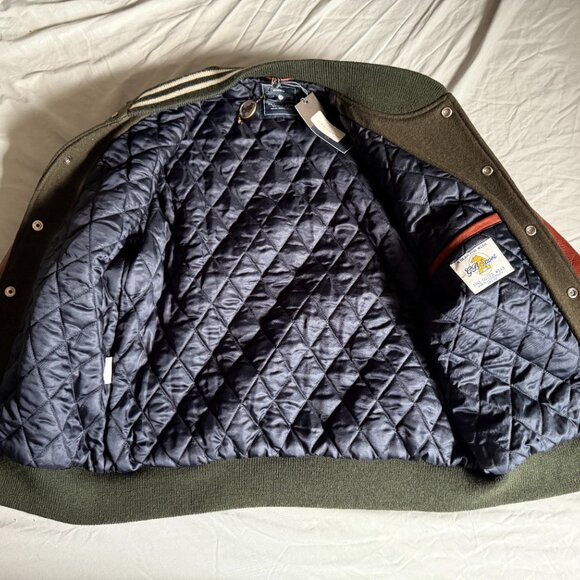 Frank & Oak x Golden Bear Varsity Wool Leather Jacket Large (slim fit) $849 - Picture 9 of 13